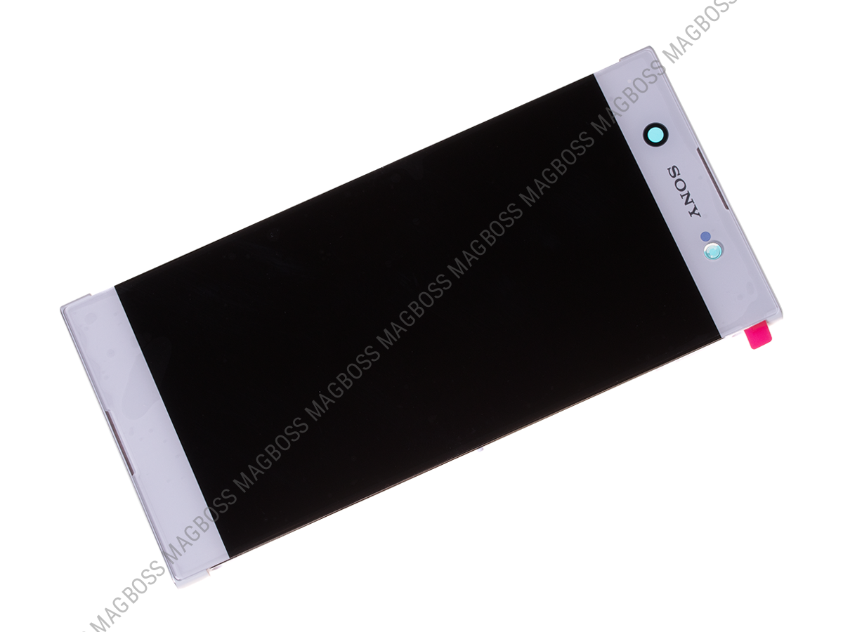 78PB3400020, 78PB3400100 - Obudowa przednia z ekranem dotykowym i wyświetlaczem LCD Sony G3221 Xperia XA1 Ultra/ G3212, G3226 Xperia XA1 Ultra Dual - biała (oryginalna)