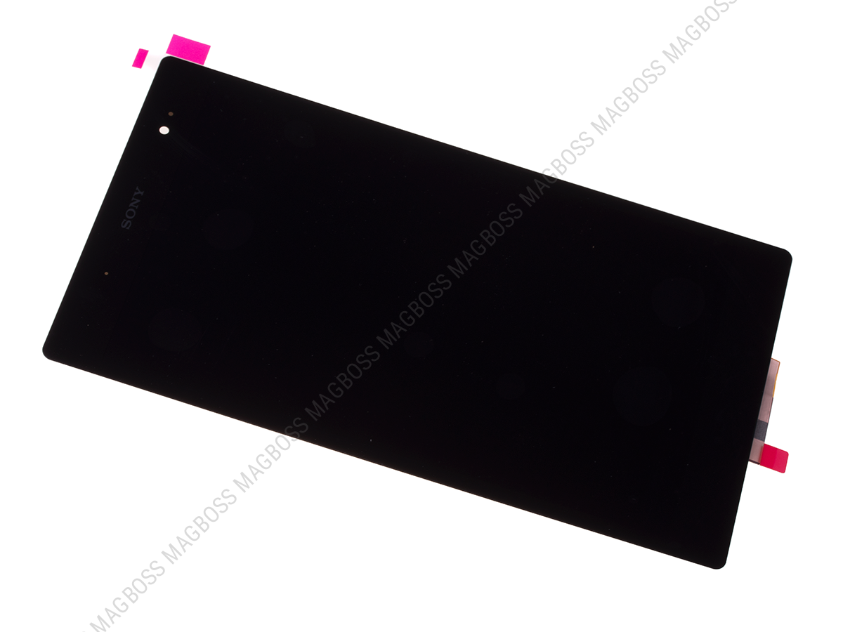 1287-0444 - Obudowa przednia z ekranem dotykowym i wyświetlaczem LCD Sony Xperia Tablet Z3 Compact - SGP611, SGP612, SGP621 - czarna (oryginalna)