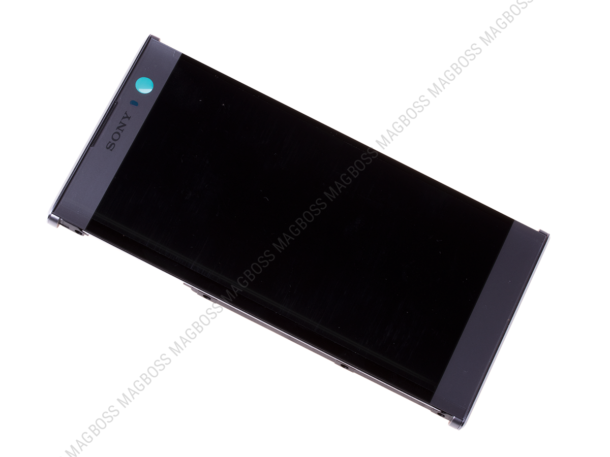 U50056861, 78PC0600010 - Obudowa przednia z ekranem dotykowym i wyświetlaczem Sony H3113, H3123, H3133, H4113, H4133 Xperia XA2 - srebrna (oryginalna)