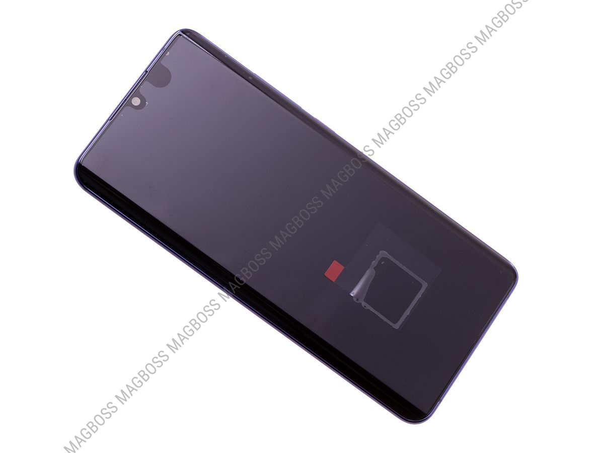 5600020F4L00  - Obudowa przednia z ekranem dotykowym i wyświetlaczem Xiaomi Mi Note 10 Lite - fioletowa (oryginalna)