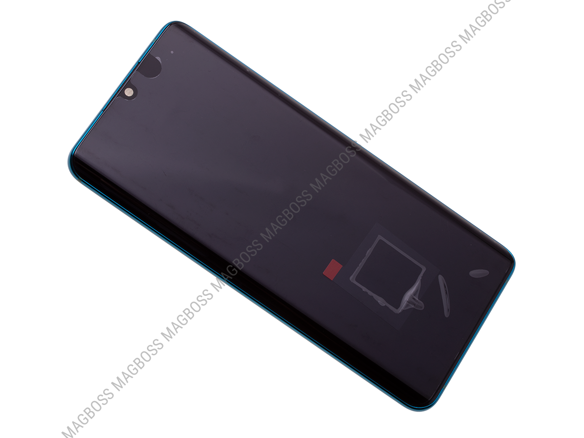 56000100F400	 - Obudowa przednia z ekranem dotykowym i wyświetlaczem Xiaomi Mi Note 10 - zielona (oryginalna)