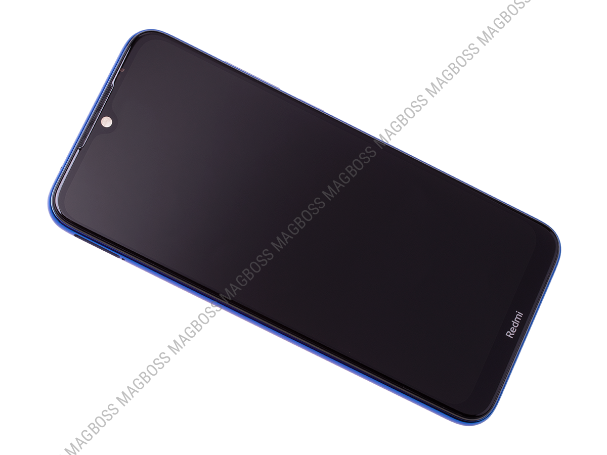 5600030C3X00 - Obudowa przednia z ekranem dotykowym i wyświetlaczem Xiaomi Redmi Note 8T - niebieska (oryginalna)