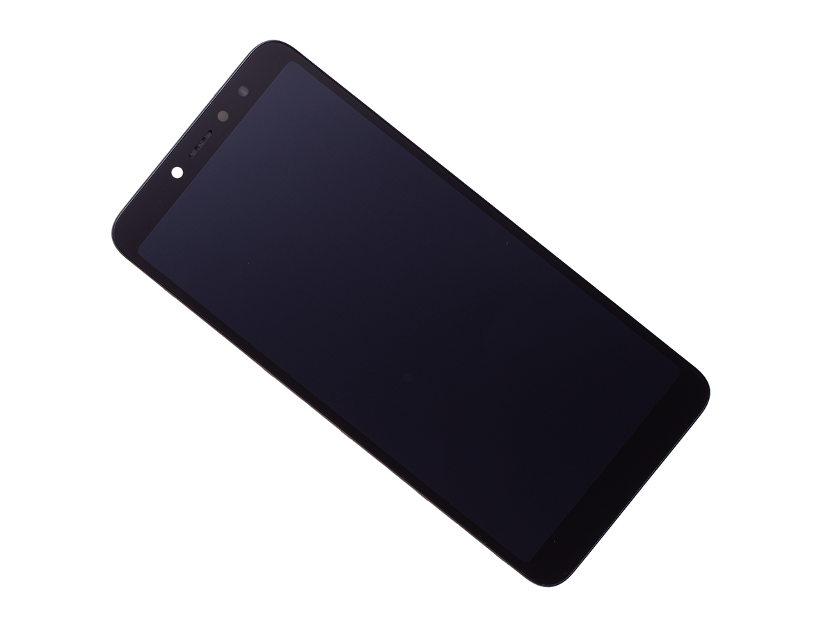 560610030033 - Obudowa przednia z ekranem dotykowym i wyświetlaczem Xiaomi Redmi S2 - czarna (oryginalna)