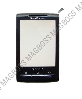 1227-5113 - Obudowa (przód+ekran dotykowy) Sony Ericsson X10 mini - czarna (oryginalna)
