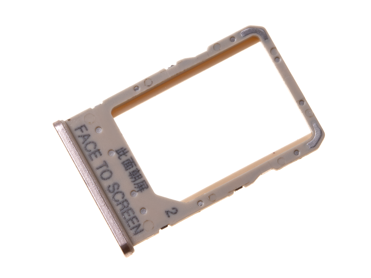 481069700050 - Szufladka karty nanoSIM Xiaomi Redmi 6A - złota (oryginalna)