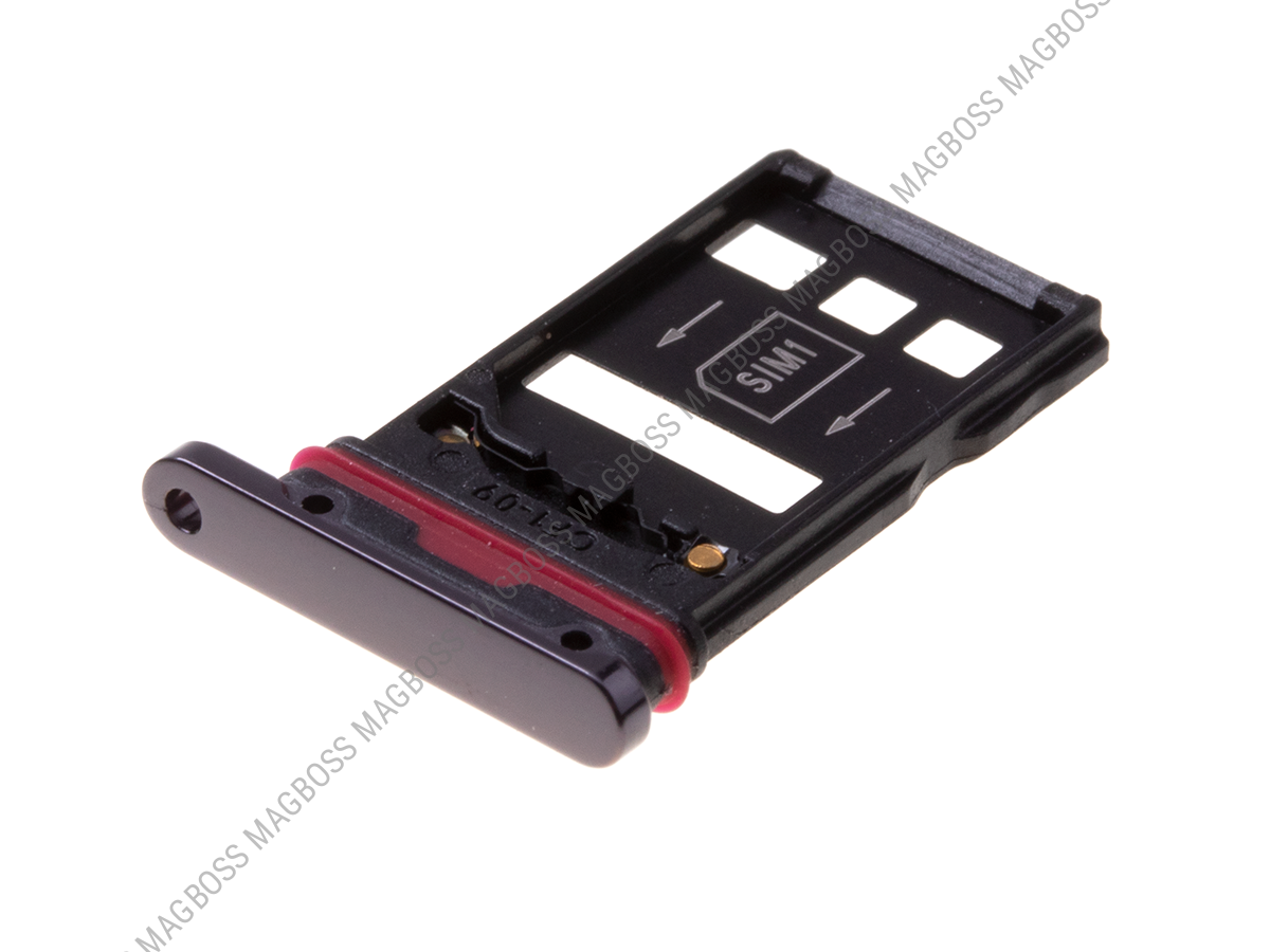 51661KCR - Szufladka karty SIM Huawei Mate 20 Pro - czarna (oryginalna)