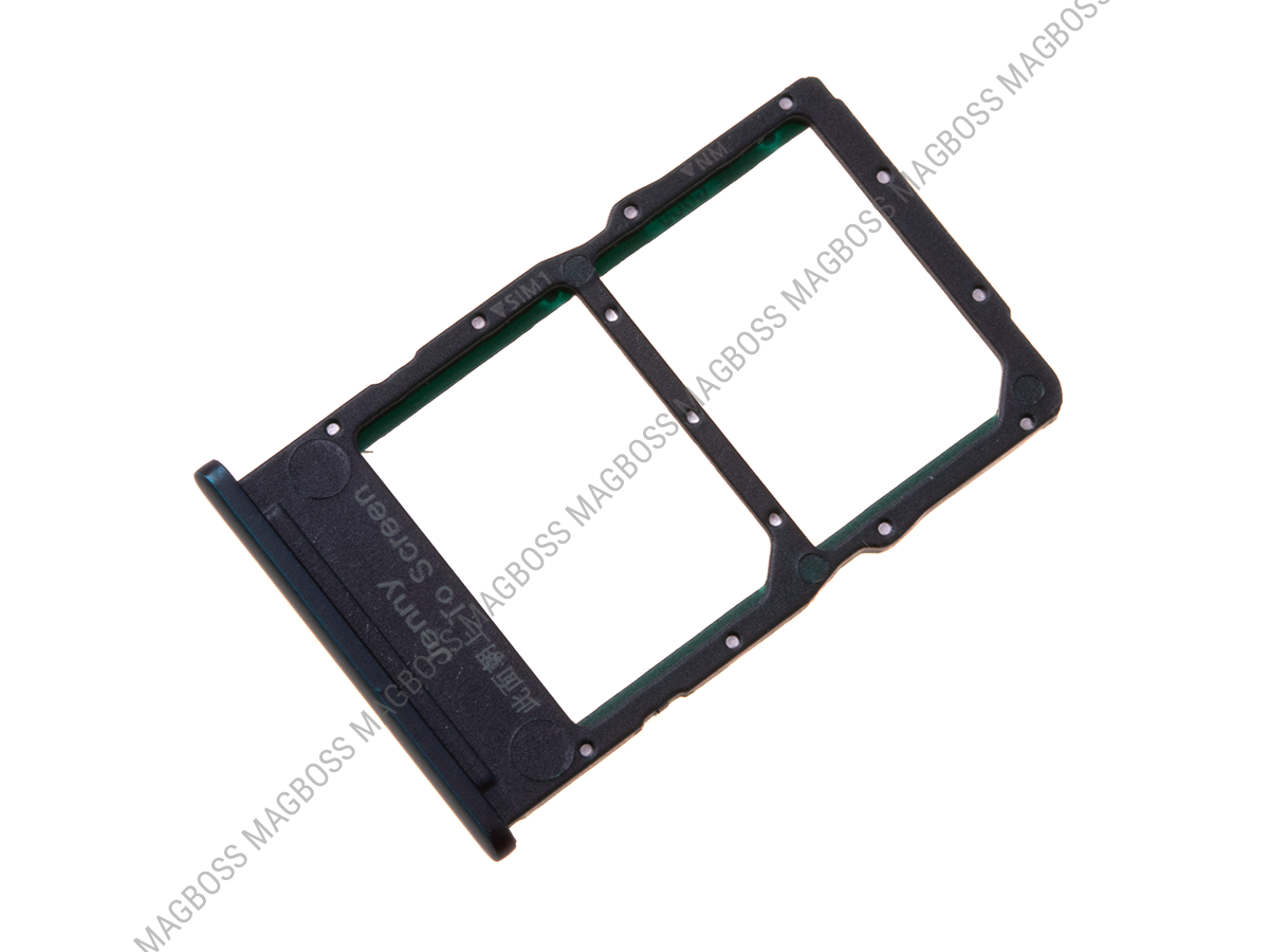 51661PSJ - Szufladka karty SIM i SD Huawei P40 Lite - zielona (oryginalna)