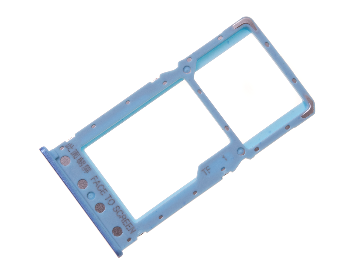 481069830050 - Szufladka karty SIM Xiaomi Redmi 6A - niebieska (oryginalna)