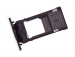 U50041361, 1304-1919 - Szufladka karty Sony F5321 Xperia X Compact - biała (oryginalna)