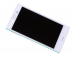 U50041401, 1304-1871 - Obudowa przednia z ekranem dotykowym i wyświetlaczem LCD Sony F5321 Xperia X Compact - biała (oryginalna)