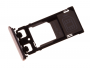 U50042311, 1302-4838 - Szufladka karty Sony F5122 Xperia X Dual - różowa (oryginalna)