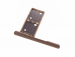 U50045271, 306J1X60X00 - Szufladka karty Sony G3112, G3116 Xperia XA1 Dual - złota (oryginalna)