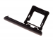 U50048871, 1309-6695 - Szufladka karty Sony G8342 Xperia XZ1 Dual SIM - czarna (oryginalna)