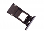 U50052461, 1311-3778 - Szufladka karty SIM Sony H8266, H8296 Xperia XZ2 Dual SIM - srebrna (oryginalna)