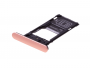 U50054031, 1313-0976 - Szufladka karty SIM Sony H8324 Xperia XZ2 Compact - różowa (oryginalna)