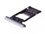 U50055382, 1310-2376 - Szufladka karty SIM Sony H8166 Xperia XZ2 Premium Dual SIM - srebrna (oryginalna)