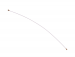 U50059411, HQ21310274000 - Kabel antenowy Sony I3312, I4312, I4332 Xperia L3 - biały (oryginalny)