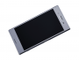 U50061581, 1307-9861 - Obudowa przednia z ekranem dotykowym i wyświetlaczem LCD Sony G8141 Xperia XZ Premium - chrome (oryginalna)
