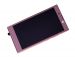 U50064911, A/8CS-81030-0003 - Obudowa przednia z ekranem dotykowym i wyświetlaczem Sony H3311, H3321 Xperia L2/ H4311, H4331 Xperia L2 Dual SIM - różowa (oryginalna)
