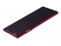 U50065901, 1319-9456 - Obudowa przednia z ekranem dotykowym i wyświetlaczem Sony J8210 Xperia 5/ J9210 Xperia 5 Dual SIM - czerwona (oryginalna)