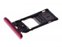 U50065961, 1319-9444 - Szufladka karty SIM Sony J9210 Xperia 5 Dual SIM - czerwona (oryginalna)