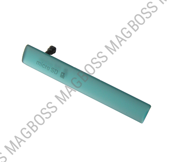 1284-3483 - Zaślepka USB Sony D5803, D5833 Xperia Z3 Compact - zielona (oryginalna)